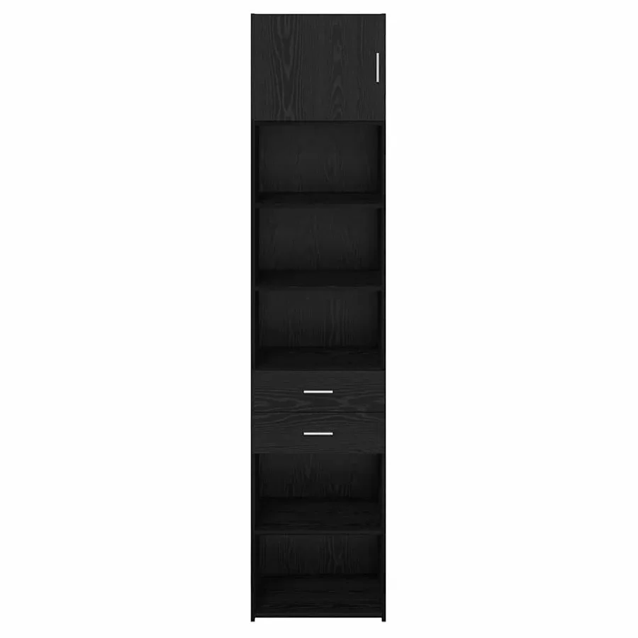 Haut Armoire Chêne noir 50 x 42,5 x 225 cm Bois d'ingénierie - 6