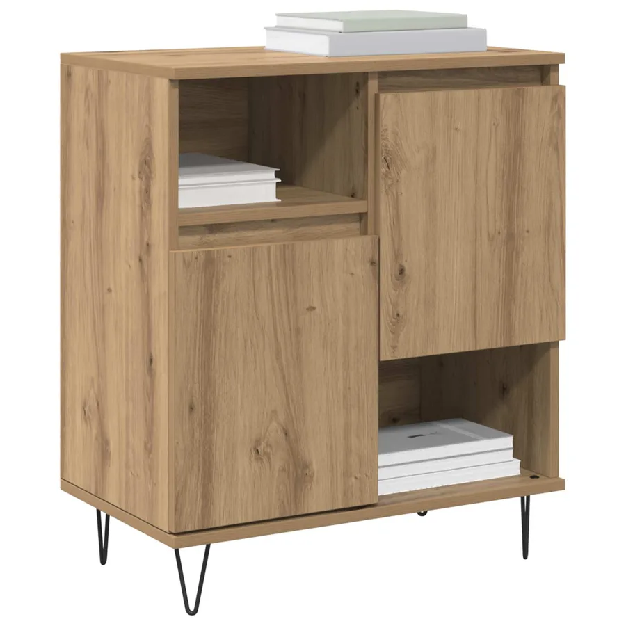 Buffet 2 pcs Chêne artisanal 60 x 35 x 70 cm - 3