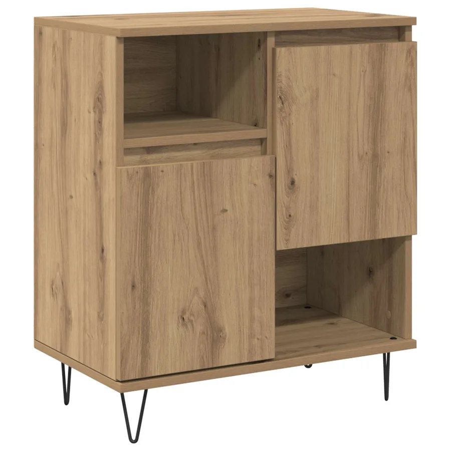 Buffet 2 pcs Chêne artisanal 60 x 35 x 70 cm - 5