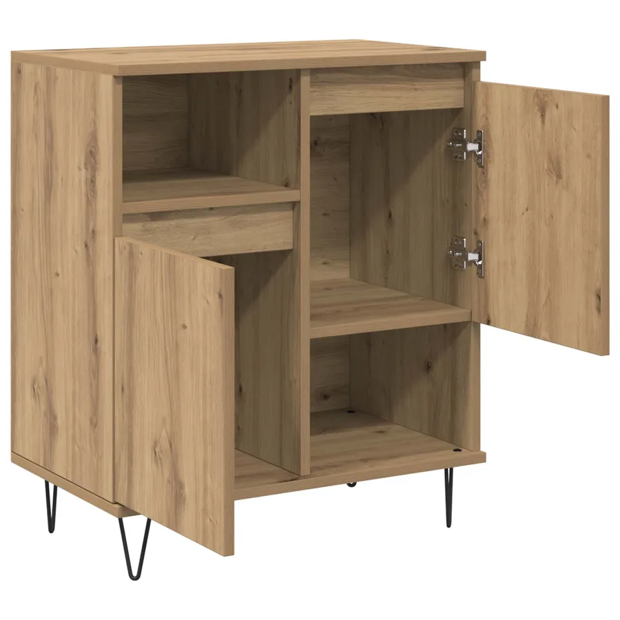 Buffet 2 pcs Chêne artisanal 60 x 35 x 70 cm - 6
