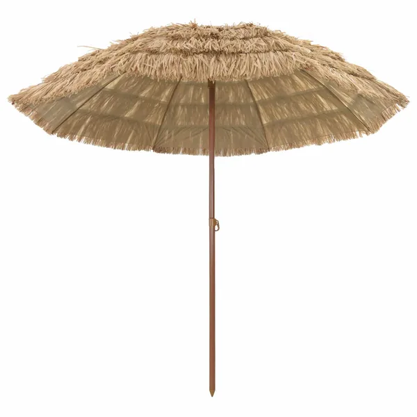 Parasol de plage Naturel 255 x 255 x 255 cm Polyester et Acier