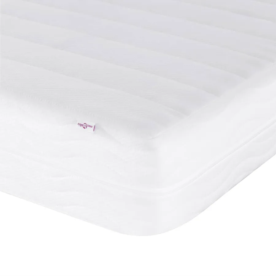 Lit avec matelas Hanko crème 160x200 cm tissu - 12