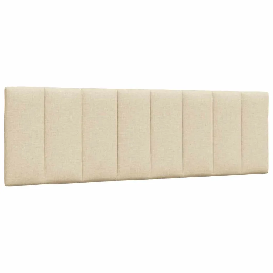Cadre de lit sans matelas Hanko crème 160x200 cm tissu - 8