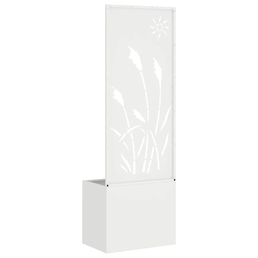 Écran de confidentialité de jardin Fretwork Blanc 50 x 150 cm - 7
