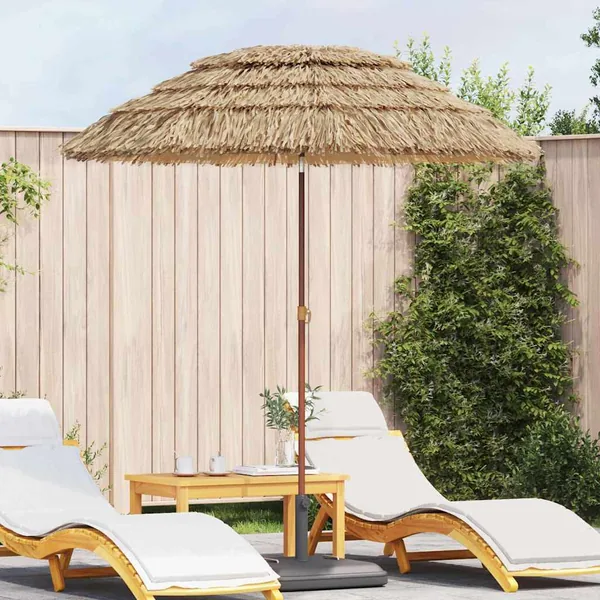 Parasol de jardin Naturel 160 x 160 x 196 cm