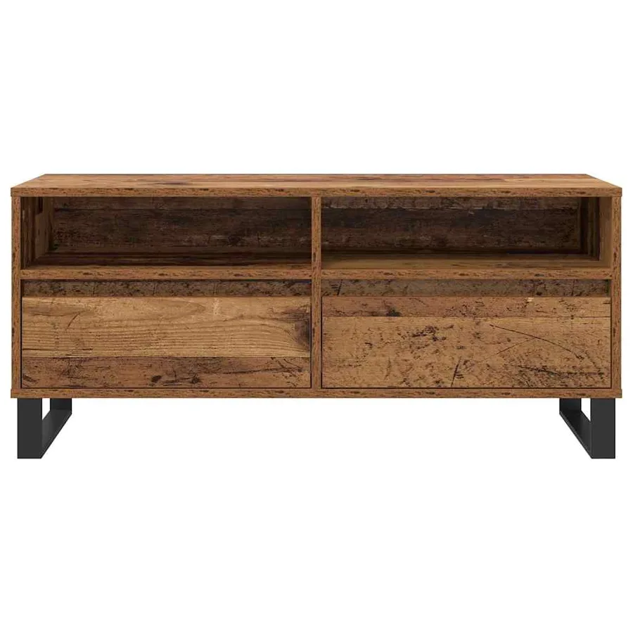 Meuble TV avec tiroir Bois Ancien 100 x 34,5 x 44,5 cm - 6