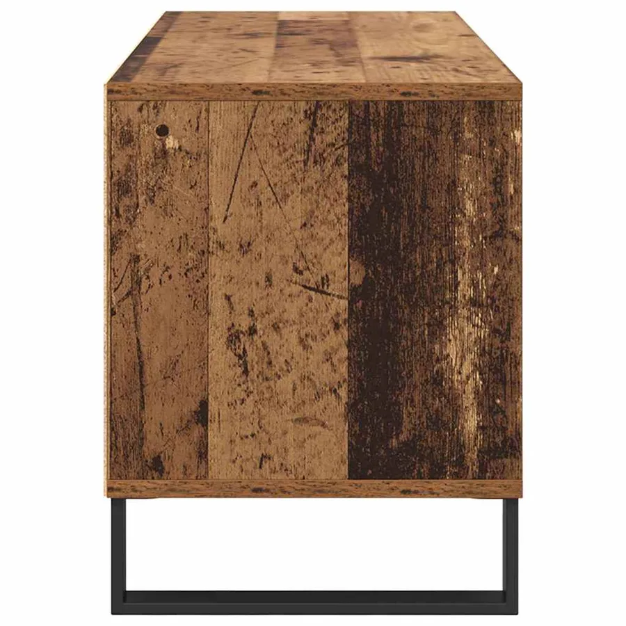 Meuble TV avec tiroir Bois Ancien 100 x 34,5 x 44,5 cm - 7