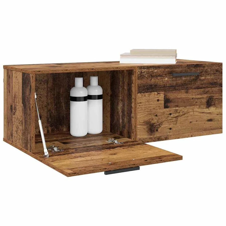 Meuble mural Bois ancien 100 x 36.5 x 35 cm Bois d'ingénierie - 3