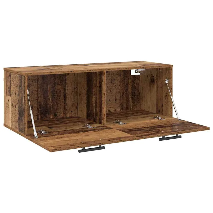 Meuble mural Bois ancien 100 x 36.5 x 35 cm Bois d'ingénierie - 5