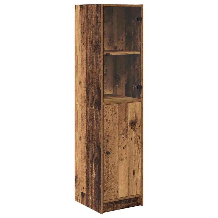 Haut Armoire Bois Ancien 35 x 37 x 142 cm Bois d'ingénierie - 2
