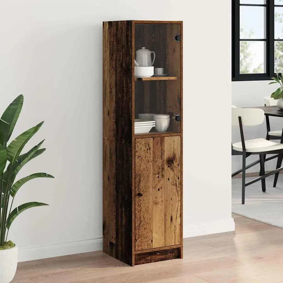 Haut Armoire Bois Ancien 35 x 37 x 142 cm Bois d'ingénierie - 4