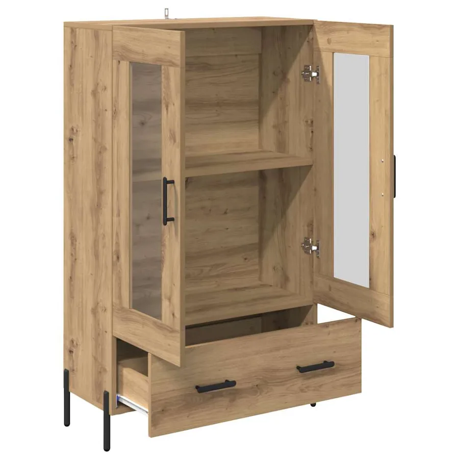Haut Armoire CORONA Chêne artisanal 69,5 x 31 x 115 cm - 5