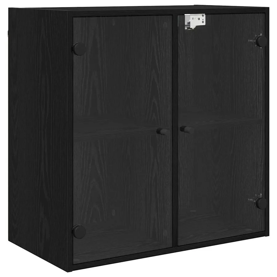 Meuble mural Chêne noir 68 x 37 x 68,5 cm Bois d'ingénierie - 2