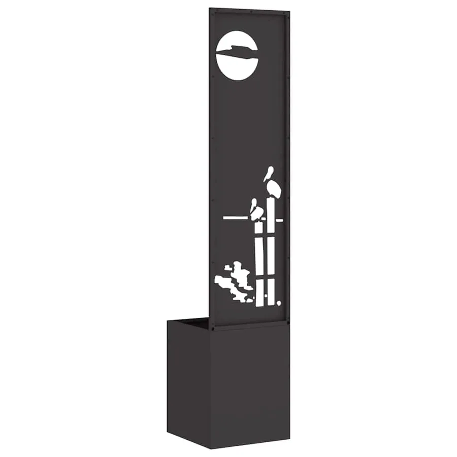 Écran de confidentialité de jardin Fretwork Noir 32 x 150 cm - 7