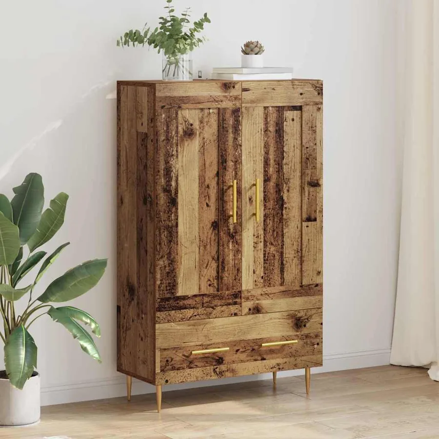 Haut Armoire Bois Ancien 69,5 x 31 x 115 cm Bois d'ingénierie