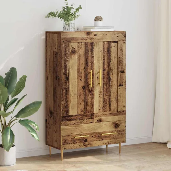 Haut Armoire Bois Ancien 69,5 x 31 x 115 cm Bois d'ingénierie