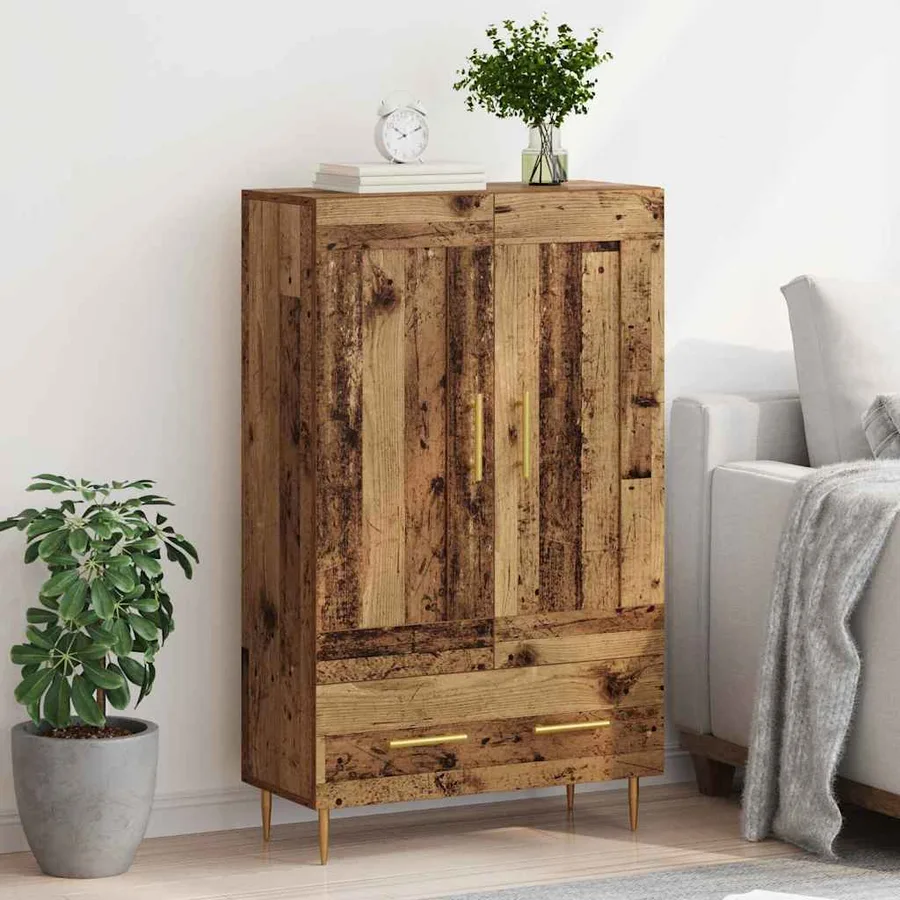 Haut Armoire Bois Ancien 69,5 x 31 x 115 cm Bois d'ingénierie - 4