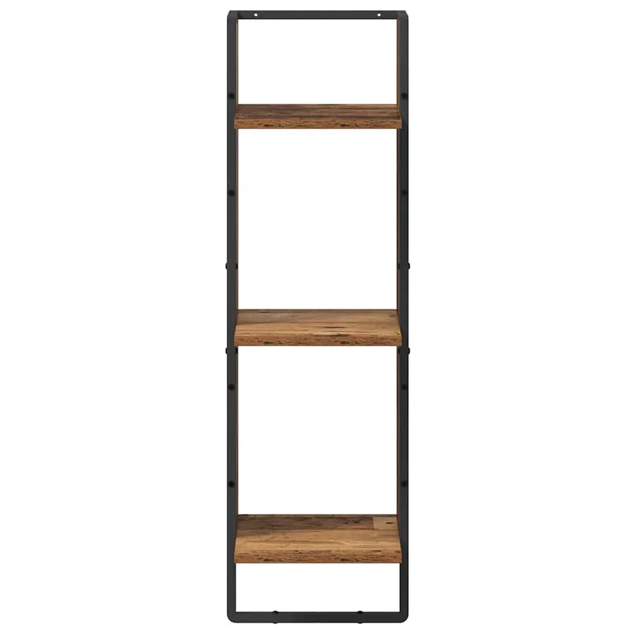 Étagère Murale Bois Ancien 30 x 25 x 100 cm Bois d'ingénierie - 5