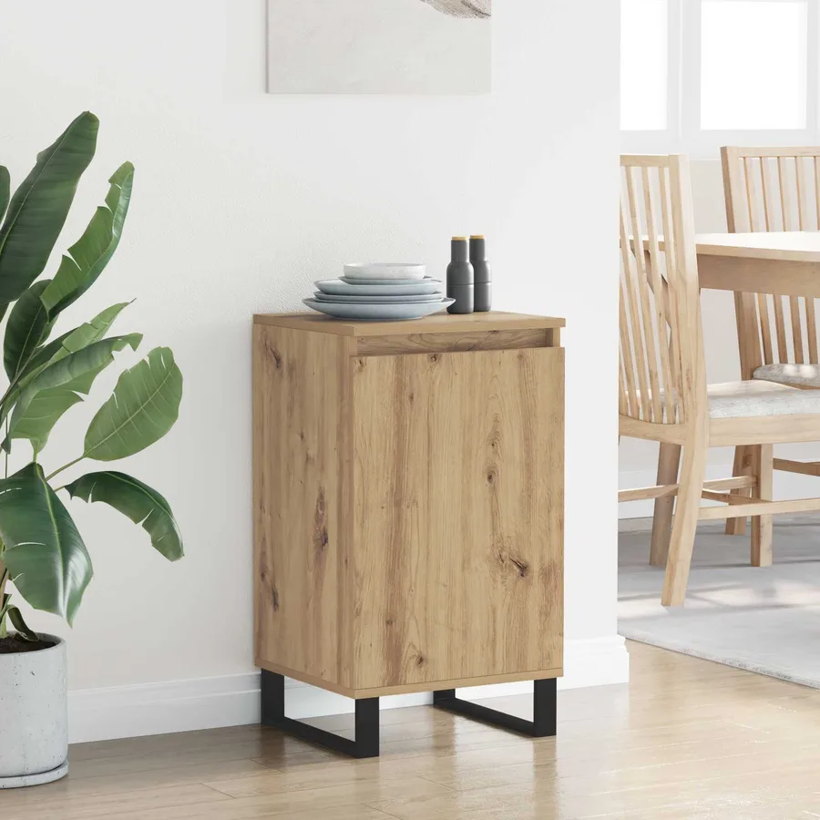 Buffet Chêne artisanal 40 x 35 x 70 cm Bois d'ingénierie - 4