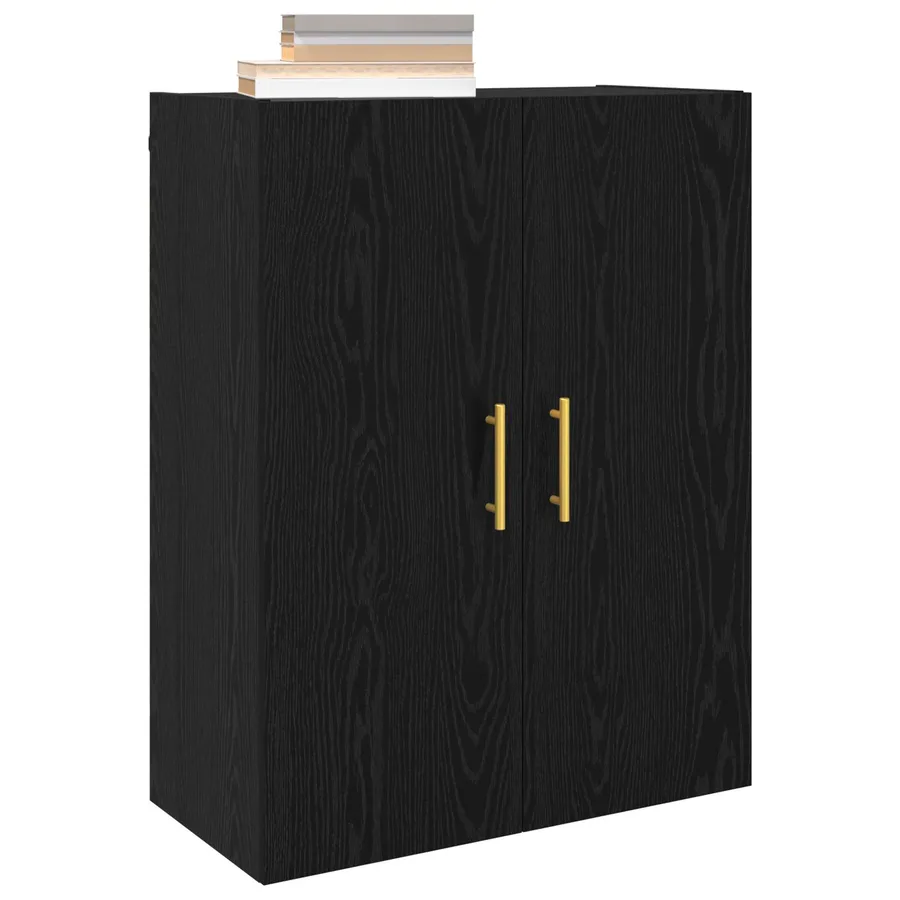 Armoire Murale Montage mural 2 pcs Chêne noir 69,5 x 34 x 90 cm - 4