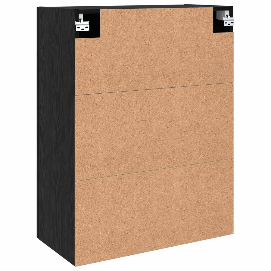 Armoire Murale Montage mural 2 pcs Chêne noir 69,5 x 34 x 90 cm - 8