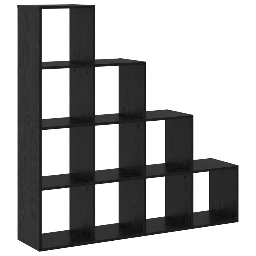 Cloison Bibliothèque Chêne noir 131,5 x 29 x 131,5 cm - 2