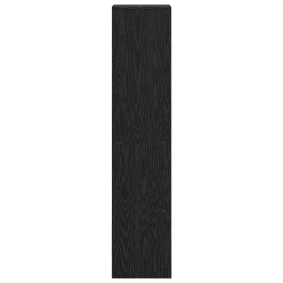 Cloison Bibliothèque Chêne noir 131,5 x 29 x 131,5 cm - 6