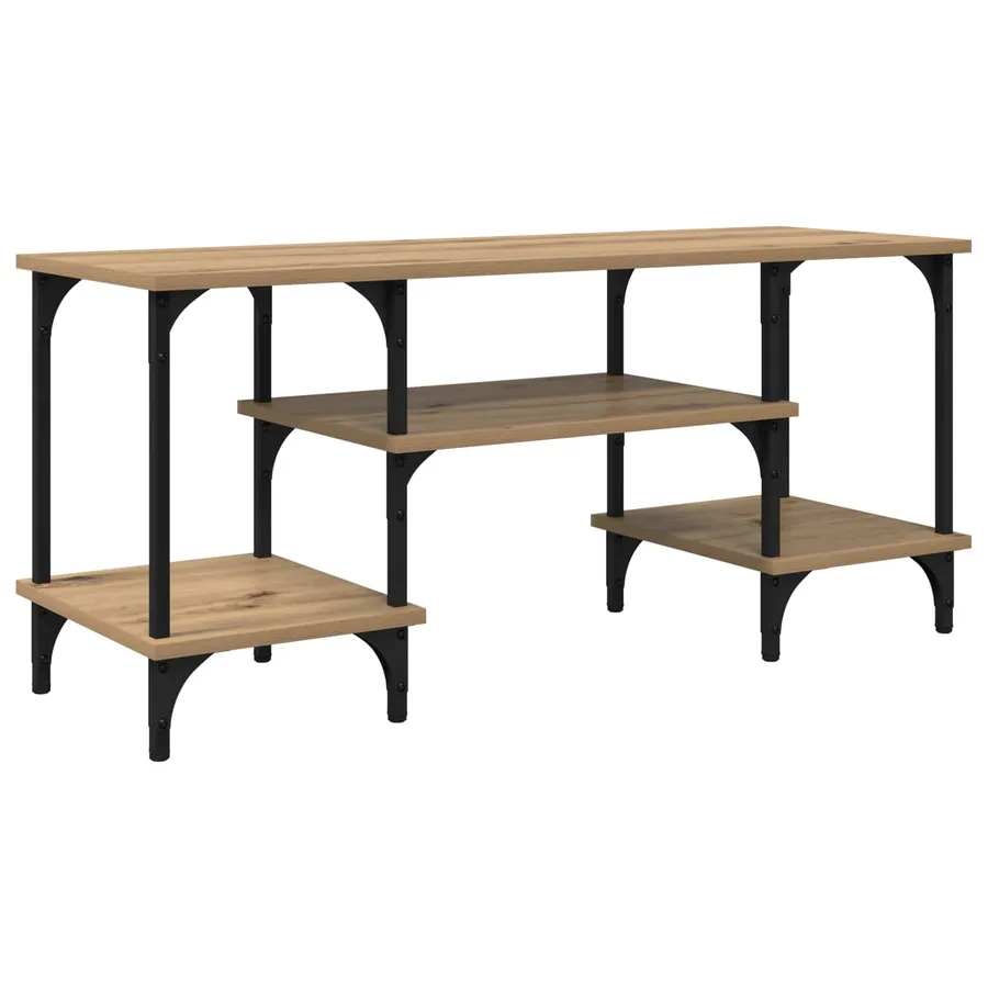 Meuble TV 102 x 35 x 45,5 cm Chêne artisanal - 2
