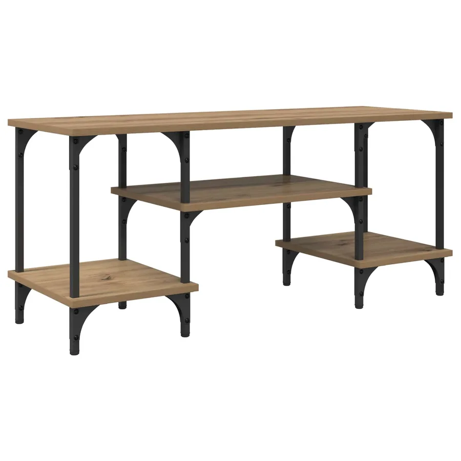 Meuble TV 102 x 35 x 45,5 cm Chêne artisanal - 7