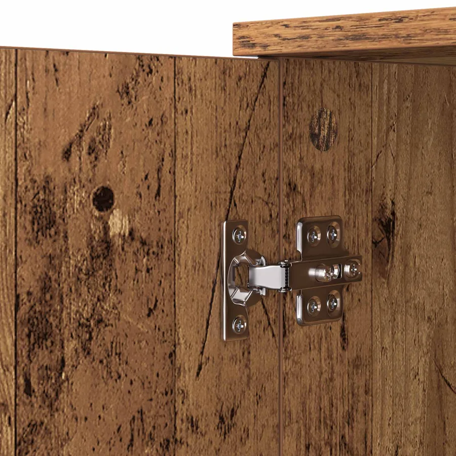 Buffet Bois Ancien 59 x 39 x 80 cm Bois d'ingénierie - 9