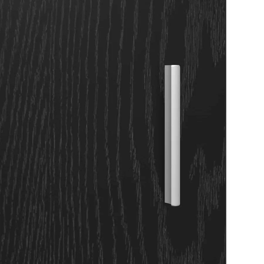 Buffet avec tiroir Chêne noir 59 x 39 x 80 cm Bois d'ingénierie - 10
