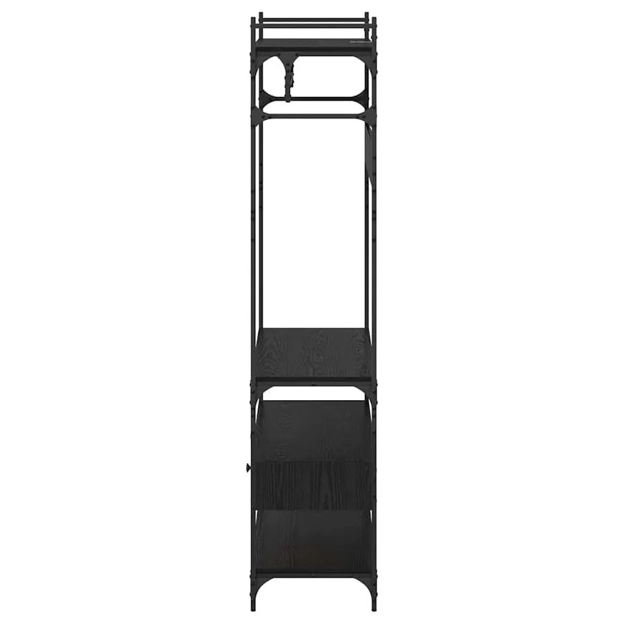 Armoire Chêne noir 89 x 39 x 184.5 cm Bois d'ingénierie - 7