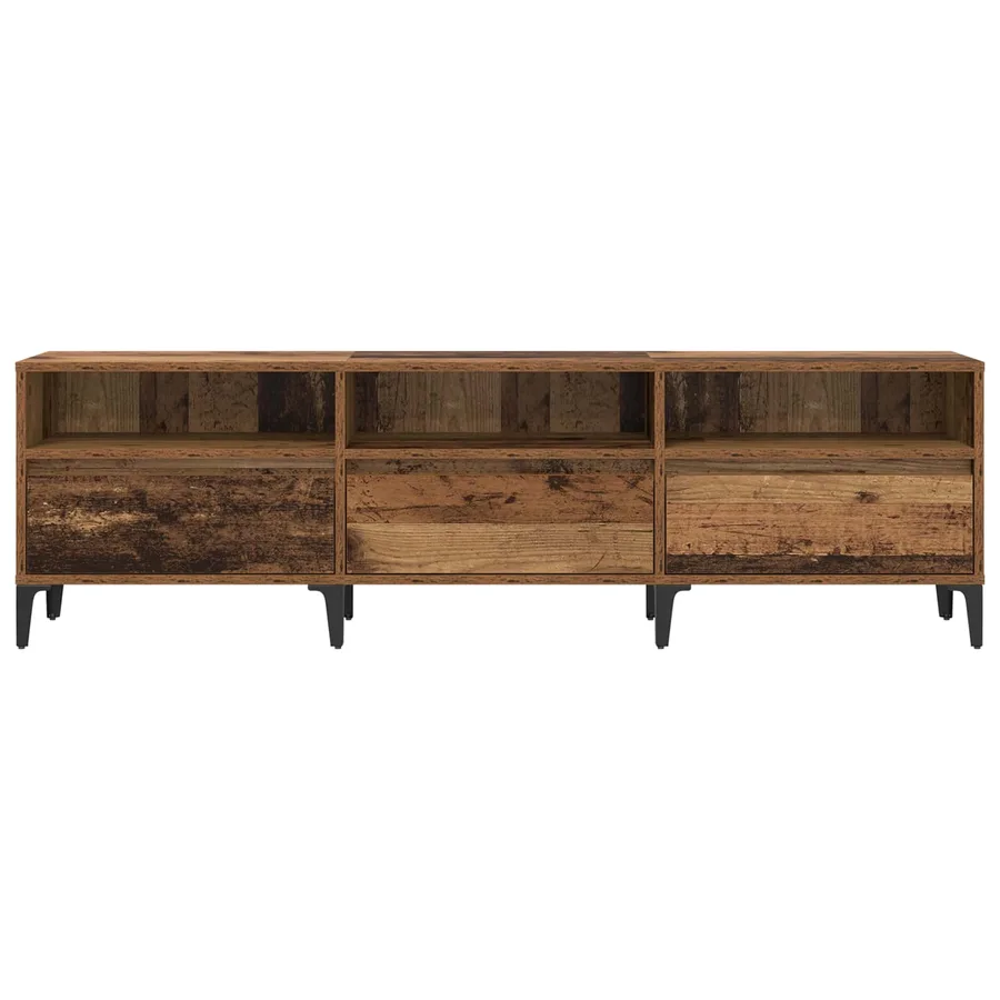 Meuble TV Bois Ancien 150 x 30 x 45 cm Bois d'ingénierie et fer - 6