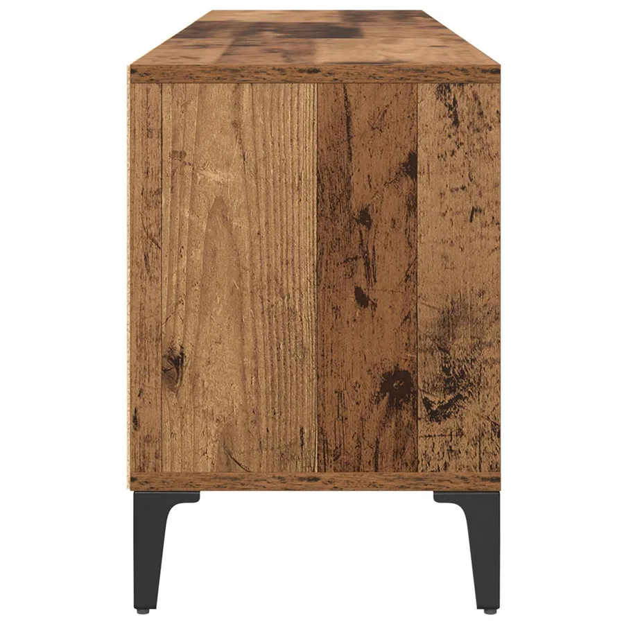Meuble TV Bois Ancien 150 x 30 x 45 cm Bois d'ingénierie et fer - 7
