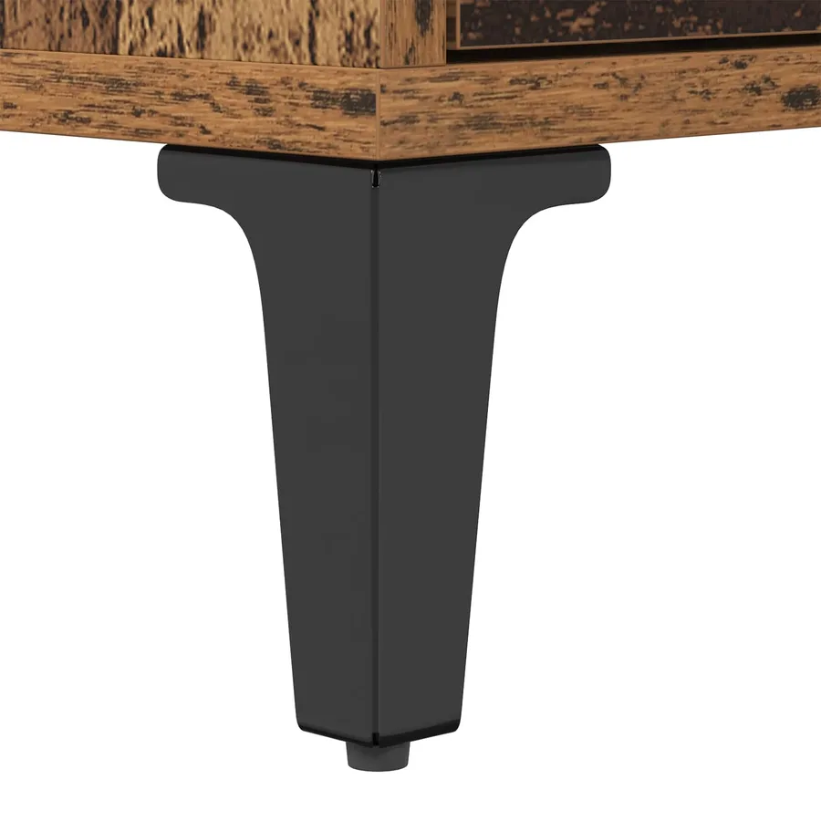 Meuble TV Bois Ancien 150 x 30 x 45 cm Bois d'ingénierie et fer - 8