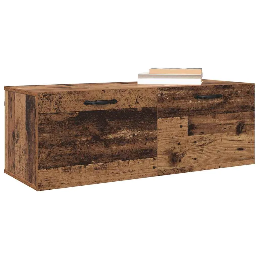 Armoire Murale Bois ancien 100 x 36,5 x 35 cm Bois d'ingénierie - 3