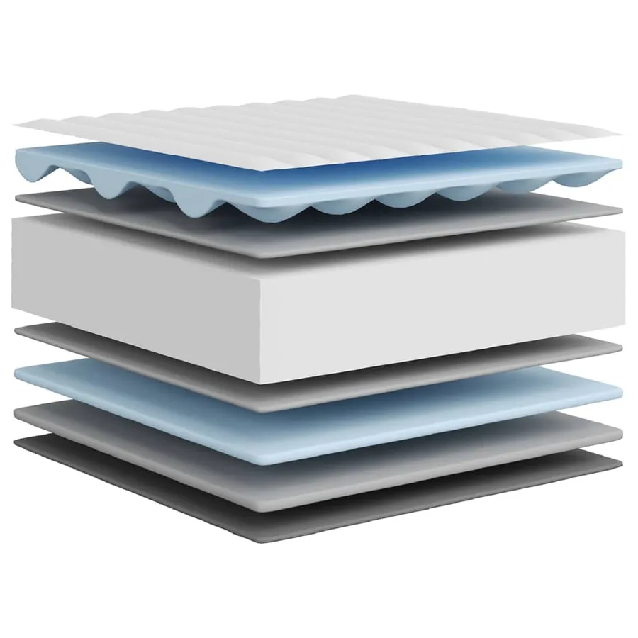 Matelas en mousse moyennement doux 90x200 cm - 7