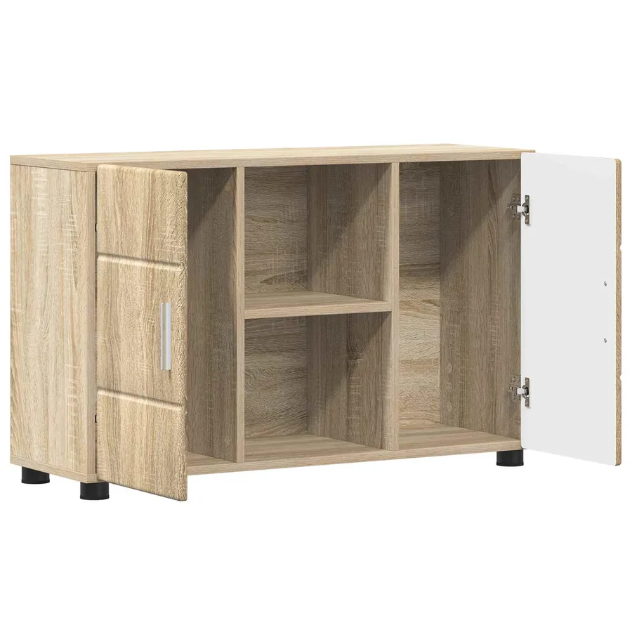 Buffet avec étagère FLORIN Chêne Sonoma 88,5 x 30,5 x 55,5 cm - 5