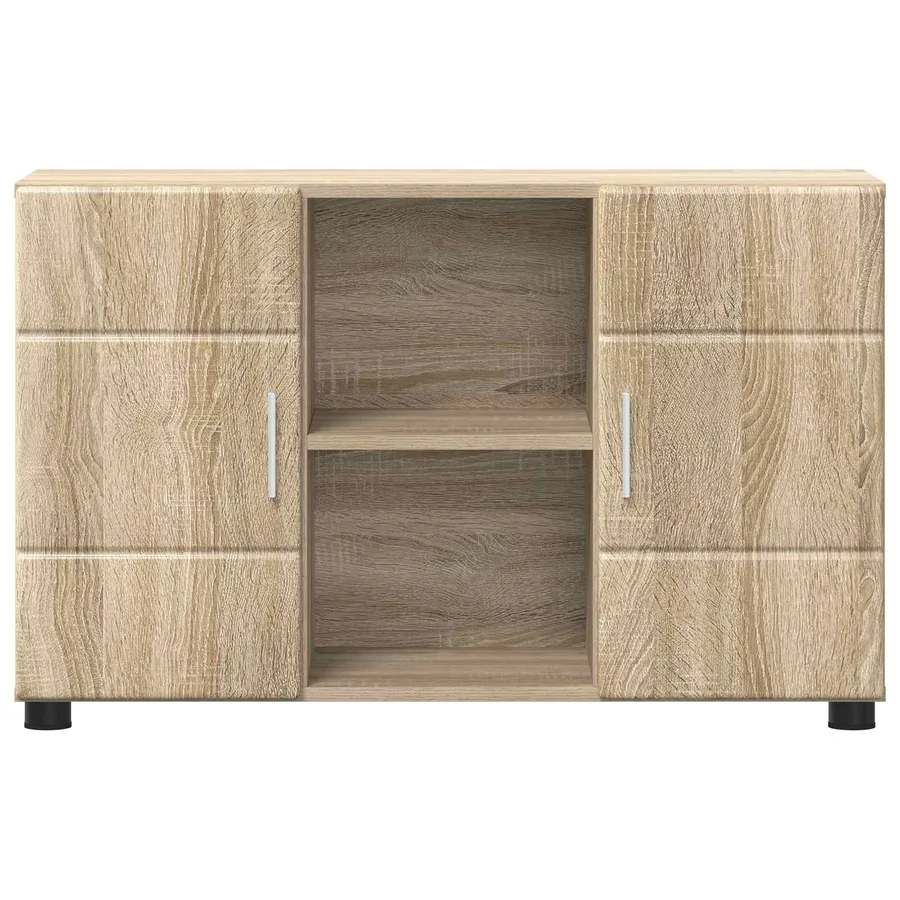 Buffet avec étagère FLORIN Chêne Sonoma 88,5 x 30,5 x 55,5 cm - 6