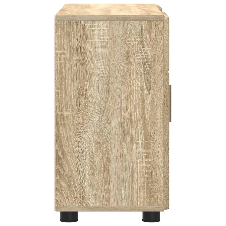 Buffet avec étagère FLORIN Chêne Sonoma 88,5 x 30,5 x 55,5 cm - 7