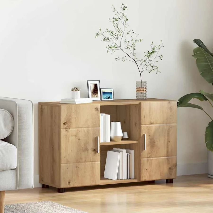 Buffet FLORIN 88,5 x 30,5 x 55,5 cm Chêne artisanal