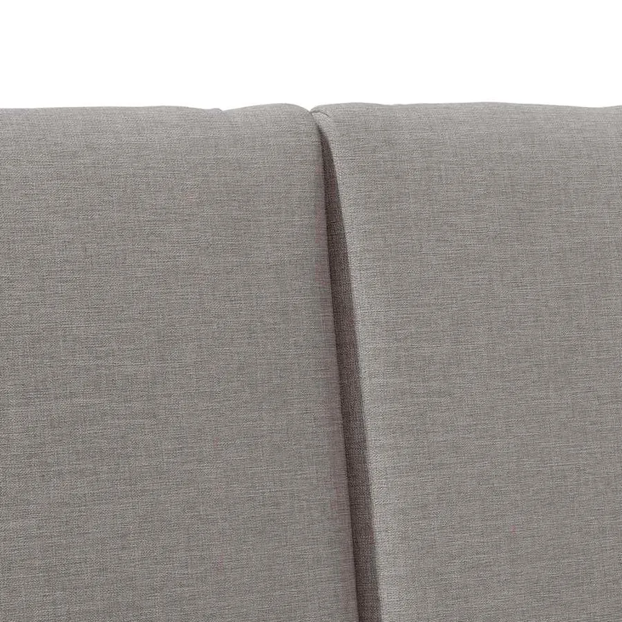 Tête de lit capitonnée Taupe 160 cm Pin massif - 7
