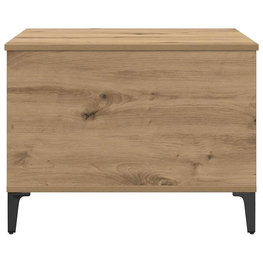 Table basse Chêne artisanal 60 x 44,5 x 45 cm Bois d'ingénierie - 6