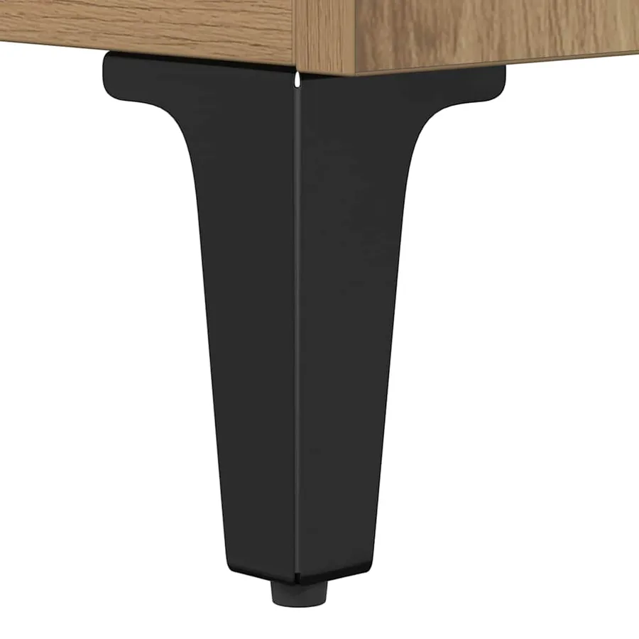 Table basse Chêne artisanal 60 x 44,5 x 45 cm Bois d'ingénierie - 9