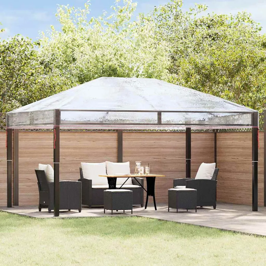 Remplacement de housse de gazebo Transparent 400 x 300 x 32 cm - 3