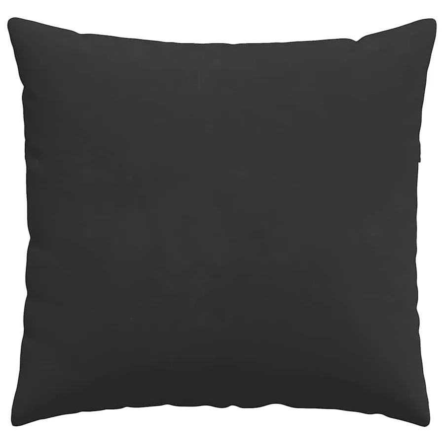 Coussins de canapé 2 pcs Noir 45 x 45 cm tissu - 6