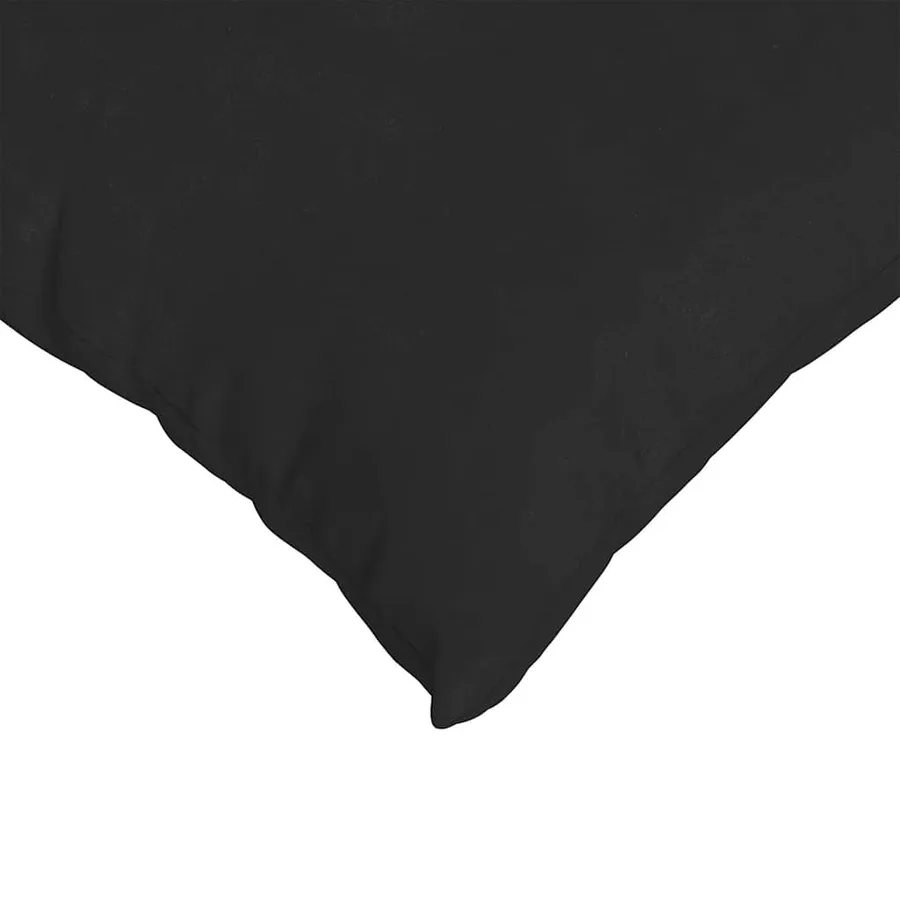Coussins de canapé 2 pcs Noir 45 x 45 cm tissu - 7