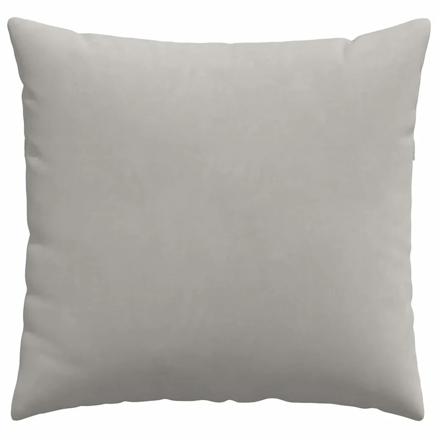 Coussins de canapé 2 pcs Gris clair 45 x 45 cm tissu - 6