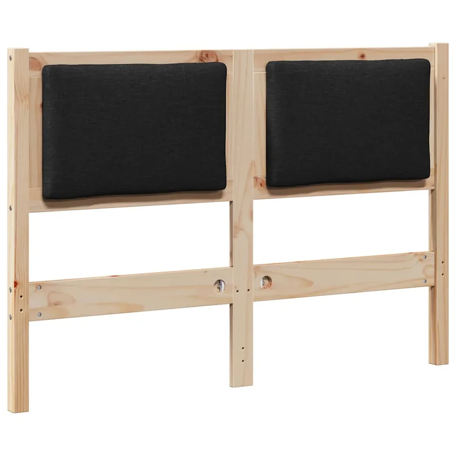 Tête de lit Autre Marron 135 cm Bois massif en pin - 2