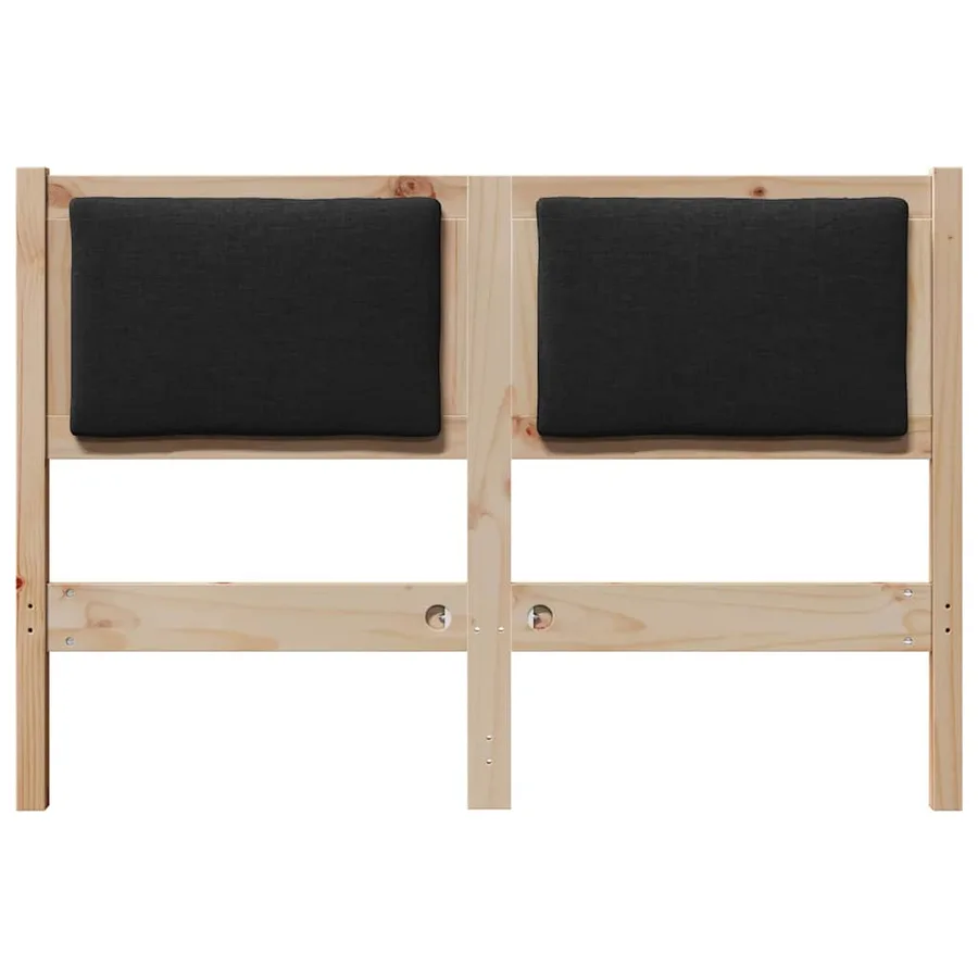 Tête de lit Autre Marron 135 cm Bois massif en pin - 4